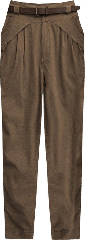 SPODNIE SZTRUKSOWE JASNOBRĄZOWE (2218)