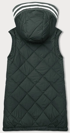 Kamizelka z ozdobnym kapturem army (16M9116-136)