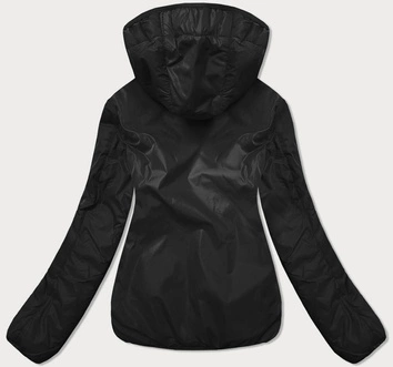 KRÓTKA DAMSKA KURTKA 2 W 1 CZARNA (H1029-01)
