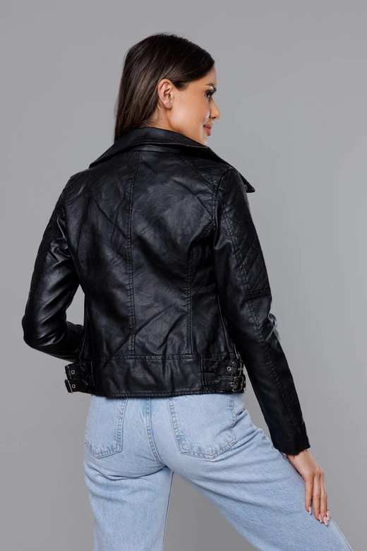 Ramoneska z klapami czarna (HM33)