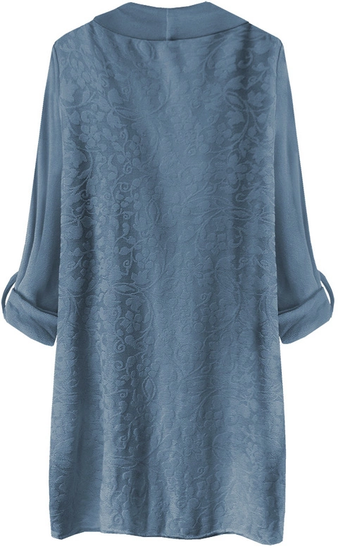 NARZUTKA Z TŁOCZONYMI KWIATAMI NIEBIESKA (253ART)