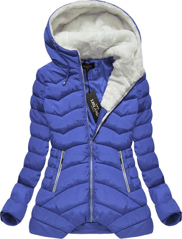 PIKOWANA KURTKA Z KAPTUREM WRZOSOWA (7674)