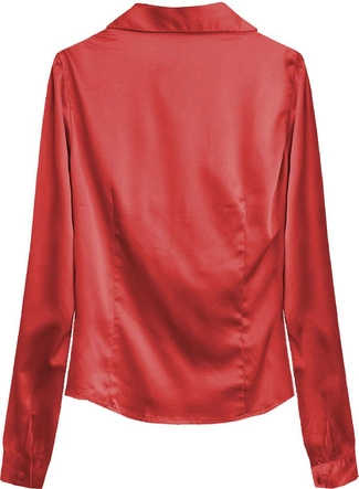 SATYNOWA KOSZULA CZERWONA (1067)