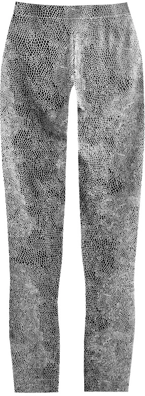 BŁYSZCZĄCE LEGGINSY W ZWIERZĘCY WZÓR CZARNO-SZARE (325ART)