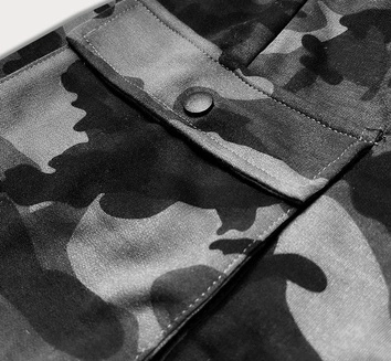 Męskie spodenki moro jasne szare (8K282-2)