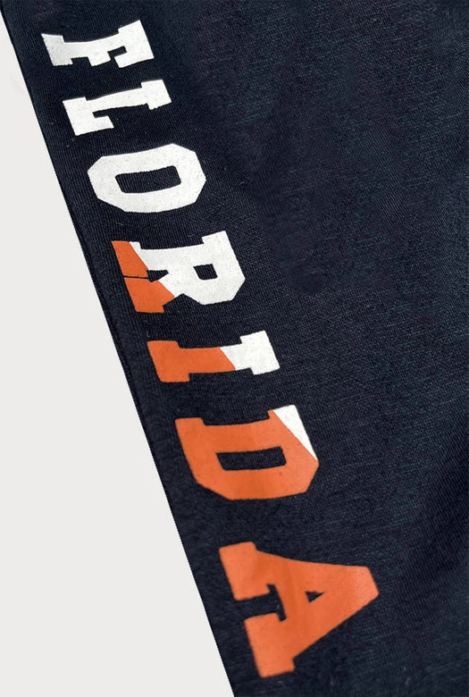 Męskie spodnie dresowe granatowe (8K199)