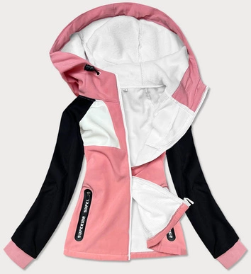 SPORTOWA KURTKA DAMSKA TYPU SOFTSHELL RÓŻOWA (HD184-25)