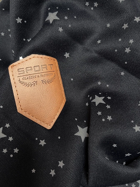 Damska bluza z kapturem gwiazdki granat (2305)