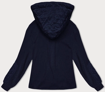 Bluza w prążki damska granatowa (AMG-311)