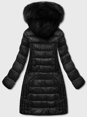 Lekka kurtka przejściowa damska czarna (b8058-1)