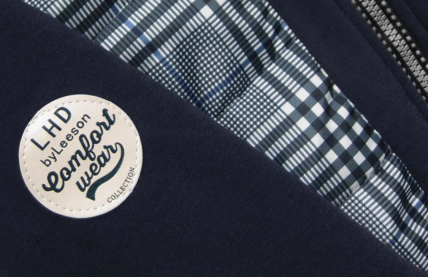 BLUZA OCIEPLONA FUTERKIEM GRANATOWA (671A)