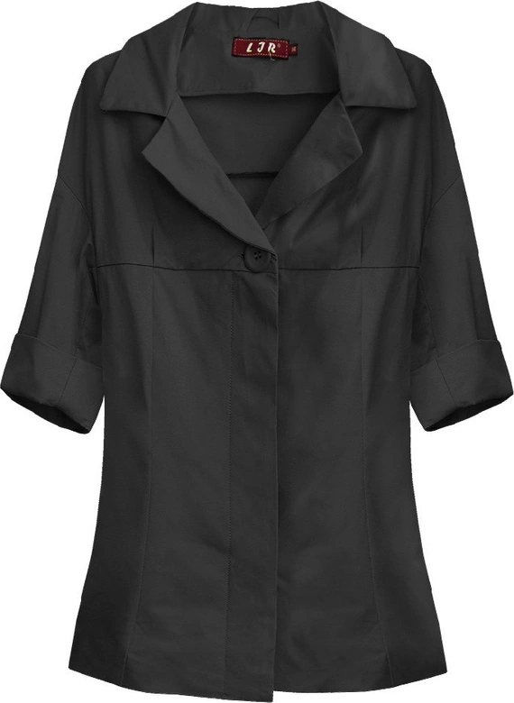 ŻAKIET Z RĘKAWEM 3/4 CZARNY (319/1ART)