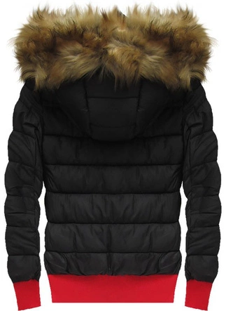 DWUSTRONNA KURTKA BOMBER CZERWONA (W712)