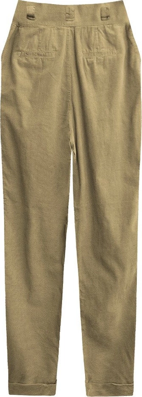 SPODNIE SZTRUKSOWE BEŻOWE (2218/1)