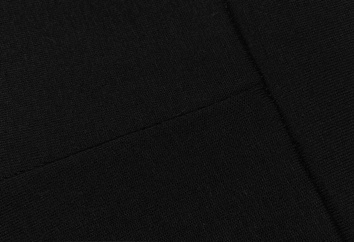 Bawełniane legginsy rybaczki czarne (YW01045-a1)