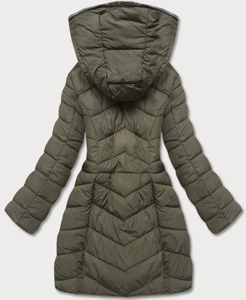 Przejściowa kurtka damska puchowa khaki (2M-001)