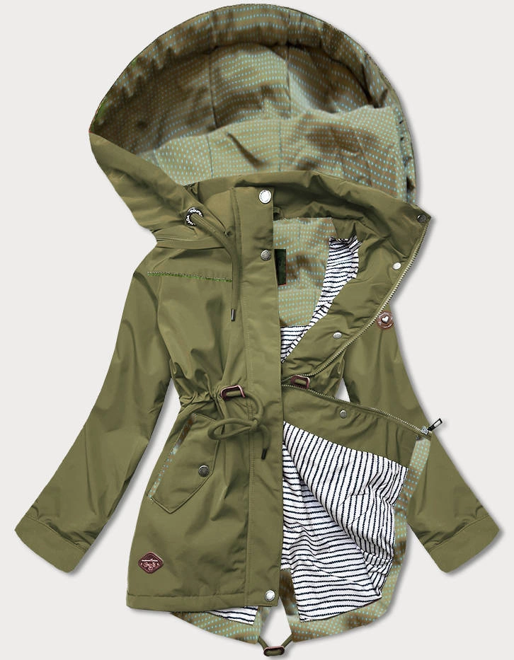 Damska parka khaki (can-561)