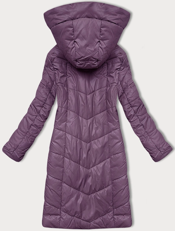 Pikowana przejściowa kurtka damska S'West fioletowa (B8302-71)