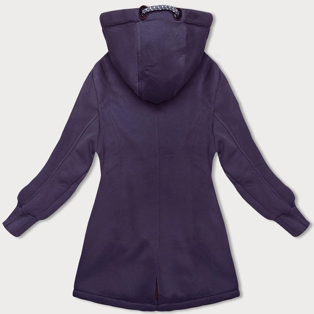 Taliowana bluza damska fioletowa (AMG-675A)