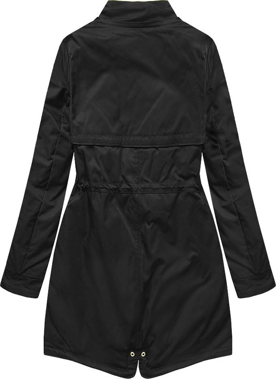 DAMSKA PARKA ZIMOWA NA MISIU CZARNA (B2623)