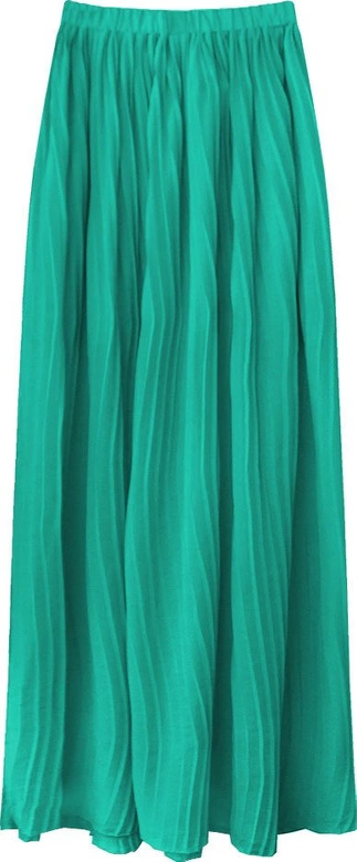 PLISOWANA SPÓDNICA MAXI MORSKA (9237/1)