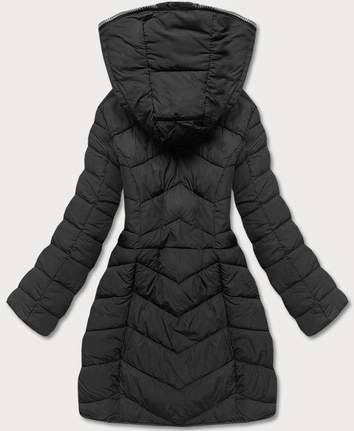 Przejściowa kurtka damska puchowa czarna (2M-001)