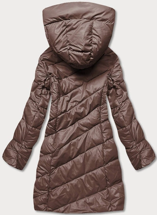 Kurtka zimowa damska brązowa (TY041-7)
