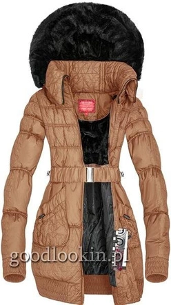 KARMELOWA KURTKA ZIMOWA GO-START (6312)