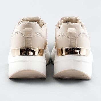 Sportowe buty damskie beżowe (sg-137)