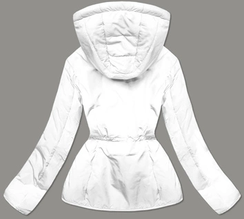 PIKOWANA PRZEJŚCIOWA KURTKA DAMSKA BIAŁA (M168)