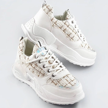 Buty sportowe damskie białe (7003)