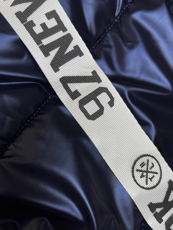 Bezrękawnik damski ze ściągaczami granatowy (16M9115-215)