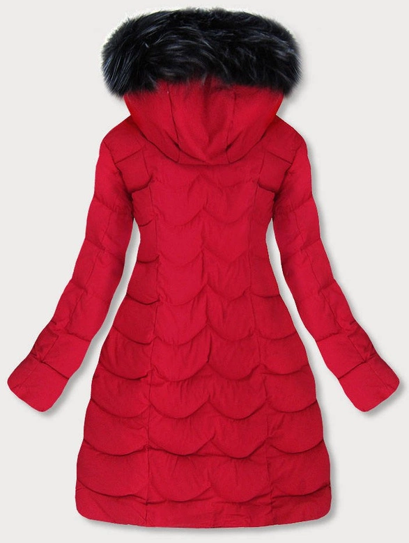 PIKOWANA KURTKA Z KAPTUREM CZERWONA (1906)