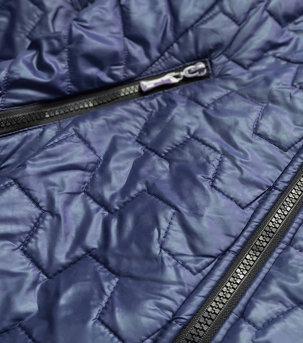 Damska kurtka pikowana niebieska (br0121)