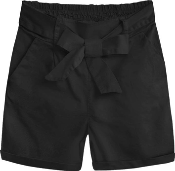 SZORTY Z WYSOKIM STANEM CZARNE (386ART)