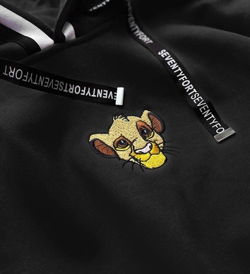 KOMPLET DRESOWY DAMSKI LEW CZARNY (AMG812)