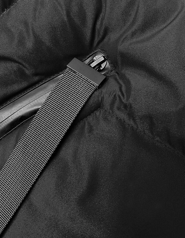 PUCHOWA KURTKA DAMSKA CZARNA (5M739-392)