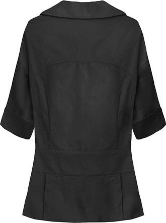 ŻAKIET Z RĘKAWEM 3/4 CZARNY (319/1ART)