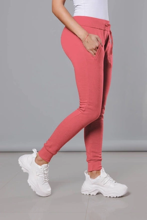 Spodnie dresowe różowe (ck01-37)