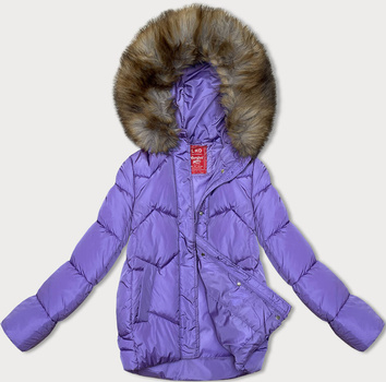 Przejściowa kurtka z kapturem lilac (LHD-23002)