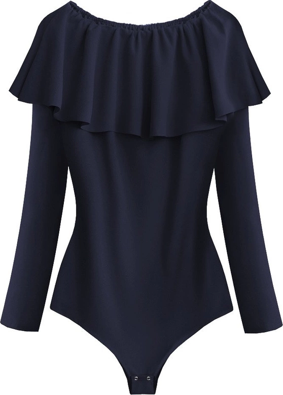 BODY Z DŁUGIM RĘKAWEM GRANATOWE 1 (539ART)