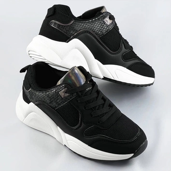 Sportowe buty damskie czarne (6348)
