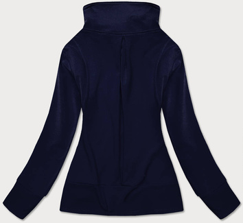 Damska bluza ze stójką granatowa (hd150-04)