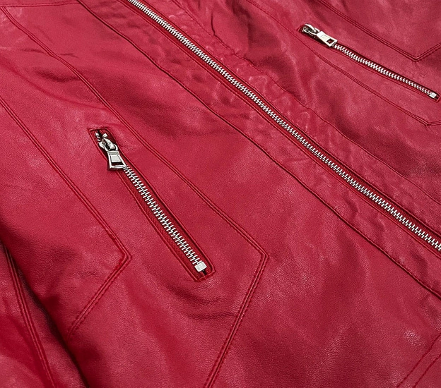 RAMONESKA Z EKOSKÓRY CZERWONA (TD130)