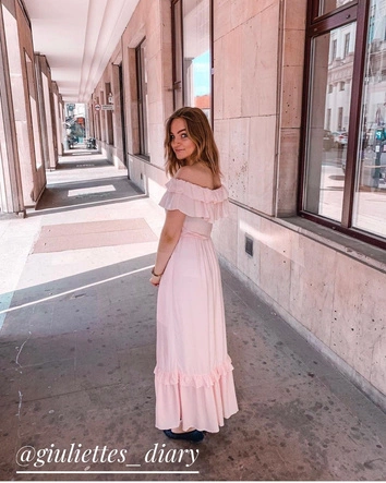 SUKIENKA HISZPANKA MAXI ŁOSOSIOWA (344ART)