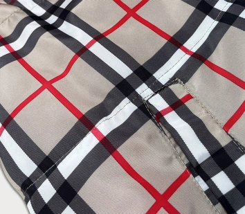 Dwustronna kamizelka damska ciemny beż (2383)