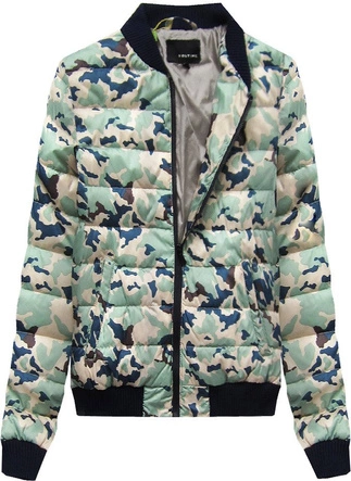 KURTKA BOMBERKA W MORO BEŻOWA (2030LJ)