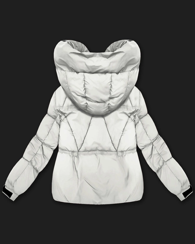 Przejściowa kurtka damska oversize S'West złamany biały (B2003-26)