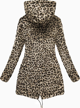 DWUSTRONNA PARKA Z KAPTUREM CZARNA (W304-1)