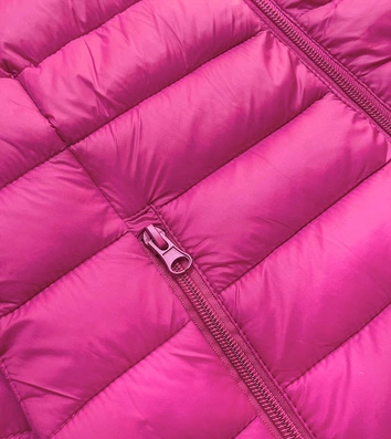 PIKOWANA KURTKA DAMSKA FUKSJA (20313)